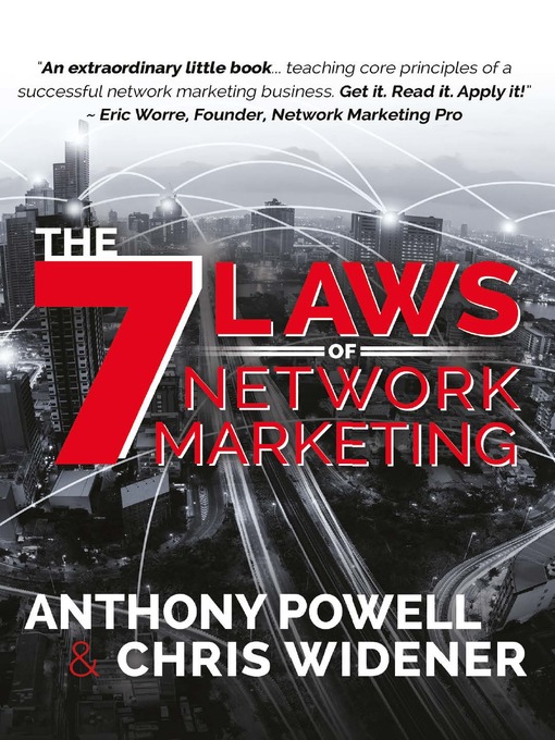 Title details for The 7 Laws of Network Marketing by Anthony Powell - Available